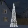 Árbol de Navidad en asta de bandera 1534 LED blanco frío 500 cm | Foro24.es | Tu tienda online para hogar, jardín y más Foro24.es