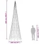 Árbol de Navidad en asta de bandera 1534 LED blanco frío 500 cm | Foro24.es | Tu tienda online para hogar, jardín y más Foro24.es