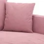 Juego de sofás con cojines 3 piezas terciopelo rosa by , Sofas - Ref: Foro24-3201733, Price: 577,73 €, Discount: -5%%