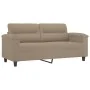 Juego de sofás con cojines 2 piezas tela microfibra gris taupe von , Sofas - Ref: Foro24-3202326, Preis: 538,01 €, Rabatt: -5%%