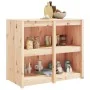 Mueble de cocina de exterior madera maciza de pino 106x55x92 cm by , Kitchen cabinets - Ref: Foro24-832353, Price: 179,21 €, ...