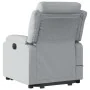 Sillón de masaje reclinable de pie de tela gris claro by , Armchairs - Ref: Foro24-3204992, Price: 300,84 €, Discount: -5%%