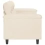 Sofá de 3 plazas de tela de microfibra beige 180 cm de , Sofás - Ref: Foro24-359572, Precio: 359,61 €, Descuento: -5%%
