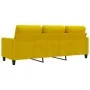 Sofá de 3 plazas terciopelo amarillo 180 cm von , Sofas - Ref: Foro24-359215, Preis: 215,78 €, Rabatt: -5%%