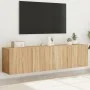 Muebles para TV de pared 2 unidades roble Sonoma 80x30x41 cm by , TV Furniture - Ref: Foro24-836957, Price: 90,35 €, Discount...