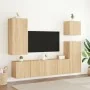 Muebles para TV de pared 2 unidades roble Sonoma 80x30x41 cm by , TV Furniture - Ref: Foro24-836957, Price: 90,35 €, Discount...