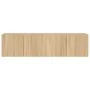 Muebles para TV de pared 2 unidades roble Sonoma 80x30x41 cm by , TV Furniture - Ref: Foro24-836957, Price: 90,35 €, Discount...