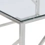 Mesa de centro plateada acero inoxidable y vidrio templado de , Mesas de centro - Ref: Foro24-349945, Precio: 166,70 €, Descu...
