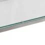 Mesa consola acero inoxidable plateado y vidrio templado de , Mesas consola - Ref: Foro24-350001, Precio: 190,56 €, Descuento...