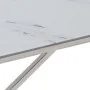 Mesa de centro plateada acero inoxidable y vidrio templado | Foro24.es | Tu tienda online para hogar, jardín y más Foro24.es