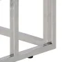 Mesa consola acero inoxidable plateado y vidrio templado | Foro24.es | Tu tienda online para hogar, jardín y más Foro24.es