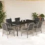 Set comedor jardín 7 pzas y cojines ratán sintético gris claro von , Gartensets - Ref: Foro24-3212178, Preis: 813,05 €, Rabat...