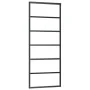 Puerta corredera ESG vidrio y aluminio negra 76x205 cm von , Türen - Ref: Foro24-151014, Preis: 144,21 €, Rabatt: -5%%