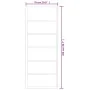 Puerta corredera ESG vidrio y aluminio negra 76x205 cm von , Türen - Ref: Foro24-151014, Preis: 144,21 €, Rabatt: -5%%