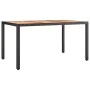Set de comedor de jardín 7 pzas y cojines ratán sintético negro | Foro24.es | Tu tienda online para hogar, jardín y más Foro24.es