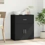 Aparador de madera de ingeniería negro 60x31x70 cm by , Sideboards - Ref: Foro24-840465, Price: 80,48 €, Discount: -5%%
