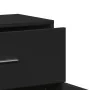 Aparador de madera de ingeniería negro 60x31x70 cm by , Sideboards - Ref: Foro24-840465, Price: 80,48 €, Discount: -5%%