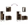 Set de muebles baño 3 pzas madera contrachapada roble ahumado by , Bathroom furniture - Ref: Foro24-3214822, Price: 159,85 €,...
