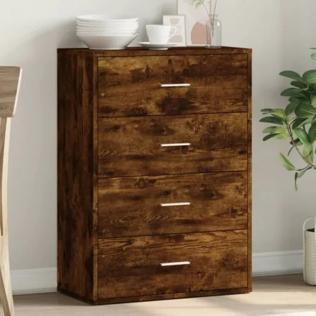 Aparador de madera de ingeniería roble ahumado 60x31x84 cm | Foro24.es | Tu tienda online para hogar, jardín y más Foro24.es