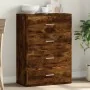 Aparador de madera de ingeniería roble ahumado 60x31x84 cm | Foro24.es | Tu tienda online para hogar, jardín y más Foro24.es