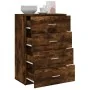 Aparador de madera de ingeniería roble ahumado 60x31x84 cm | Foro24.es | Tu tienda online para hogar, jardín y más Foro24.es