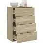Aparador de madera de ingeniería roble Sonoma 60x31x84 cm von , Sideboards - Ref: Foro24-840501, Preis: 87,93 €, Rabatt: -5%%