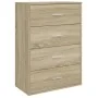 Aparadores 2 uds madera de ingeniería roble Sonoma 60x31x84 cm by , Sideboards - Ref: Foro24-3276583, Price: 171,19 €, Discou...