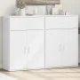 Aparadores 2 uds madera de ingeniería blanco 60x30x84 cm by , Sideboards - Ref: Foro24-3276595, Price: 165,00 €, Discount: -5%%
