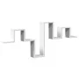 Estantería de pared madera de ingeniería blanco 104,5x10x43 cm by , Shelves and shelves - Ref: Foro24-840723, Price: 26,70 €,...