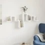 Estantería de pared madera de ingeniería blanco 104,5x10x43 cm by , Shelves and shelves - Ref: Foro24-840723, Price: 26,70 €,...