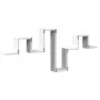 Estantería de pared madera de ingeniería blanco 104,5x10x43 cm by , Shelves and shelves - Ref: Foro24-840723, Price: 26,70 €,...