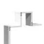 Estantería de pared madera de ingeniería blanco 104,5x10x43 cm by , Shelves and shelves - Ref: Foro24-840723, Price: 26,70 €,...