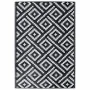 Alfombra de exterior ARAKIL blanco y negro 140x200 cm PP by , Outdoor protectors - Ref: Foro24-368576, Price: 30,81 €, Discou...