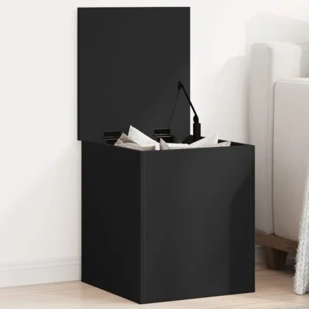 Caja de almacenaje madera de ingeniería negro 40x42x46 cm von , Aufbewahrungskisten - Ref: Foro24-840647, Preis: 54,57 €, Rab...
