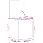 Caja de almacenaje madera de ingeniería negro 40x42x46 cm von , Aufbewahrungskisten - Ref: Foro24-840647, Preis: 54,57 €, Rab...