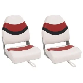 Asientos de barco plegables con respaldo alto 2 uds 44x38x55 cm de , Embarcaciones - Ref: Foro24-3284320, Precio: 155,53 €, D...