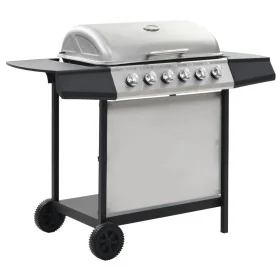 Barbacoa portátil de gas con 6 zonas plateada acero inoxidable von , Grillen - Ref: Foro24-276154, Preis: 319,67 €, Rabatt: -5%%