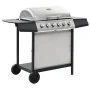Barbacoa portátil de gas con 6 zonas plateada acero inoxidable von , Grillen - Ref: Foro24-276154, Preis: 319,67 €, Rabatt: -5%%