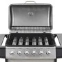 Barbacoa portátil de gas con 6 zonas plateada acero inoxidable von , Grillen - Ref: Foro24-276154, Preis: 319,67 €, Rabatt: -5%%
