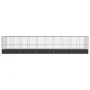 Pajarera con extensión de acero color plateado 1039x207x212 cm by , Feet and bird cages - Ref: Foro24-3214275, Price: 1,00 €,...