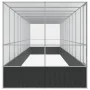 Pajarera con extensión de acero color plateado 1039x207x212 cm by , Feet and bird cages - Ref: Foro24-3214275, Price: 1,00 €,...