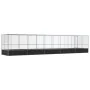 Pajarera con extensión de acero color plateado 1039x207x212 cm by , Feet and bird cages - Ref: Foro24-3214275, Price: 1,00 €,...