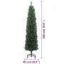 Árbol de Navidad artificial delgado y soporte PVC verde 180 cm de , Arboles de navidad - Ref: Foro24-320950, Precio: 31,59 €,...