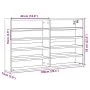 Vitrina de madera ingeniería blanca 100x15x58 cm by , Shelves and shelves - Ref: Foro24-847926, Price: 63,11 €, Discount: -5%%