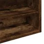 Vitrina de madera de ingeniería roble ahumado 100x15x58 cm de , Estantes y estanterías - Ref: Foro24-847930, Precio: 47,88 €,...