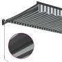 Toldo retráctil aluminio y tela gris antracita y blanco 3x2,5 m von , Markisen - Ref: Foro24-3216108, Preis: 200,98 €, Rabatt...