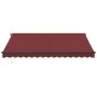 Toldo retráctil manual con luces LED burdeos 400x300 cm | Foro24.es | Tu tienda online para hogar, jardín y más Foro24.es
