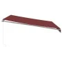 Toldo retráctil manual burdeos 400x300 cm von , Markisen - Ref: Foro24-3215225, Preis: 506,32 €, Rabatt: -5%%