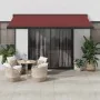 Toldo retráctil manual burdeos 400x300 cm by , Awnings - Ref: Foro24-3215320, Price: 465,70 €, Discount: -5%%
