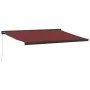Toldo retráctil manual burdeos 400x300 cm by , Awnings - Ref: Foro24-3215320, Price: 465,70 €, Discount: -5%%
